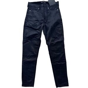 Banana Republic NWT High-Rise Skinny Ankle Pants Black- Size 27P– Stretch Velvet